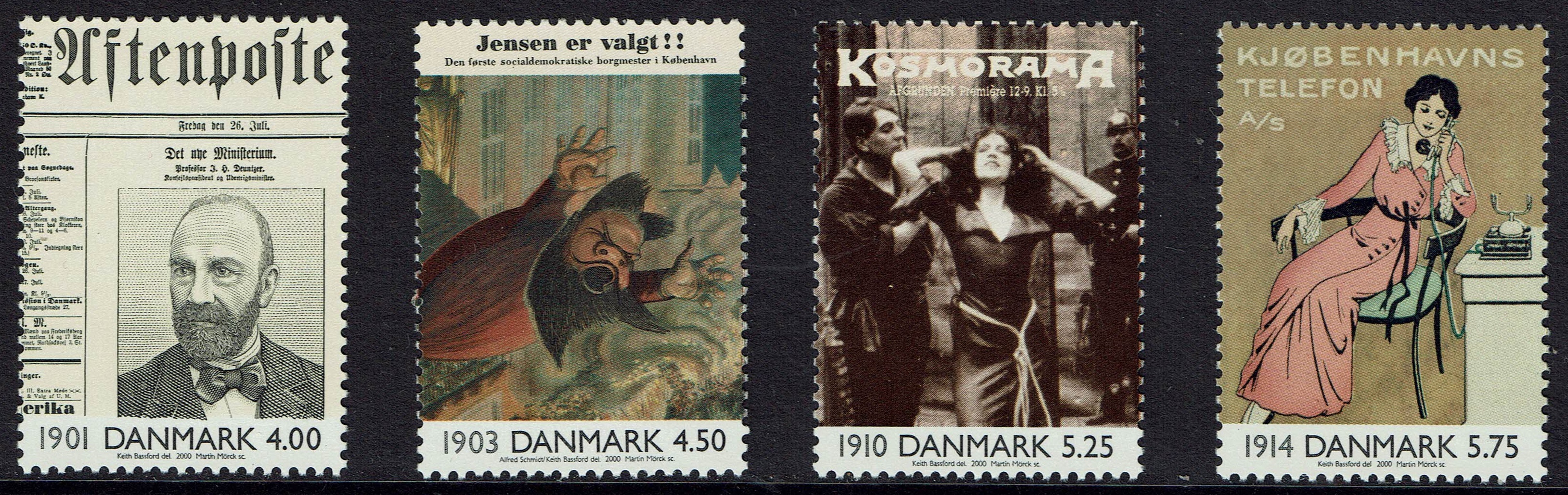 Denmark SG 1187-90